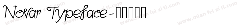 Novar Typeface字体转换